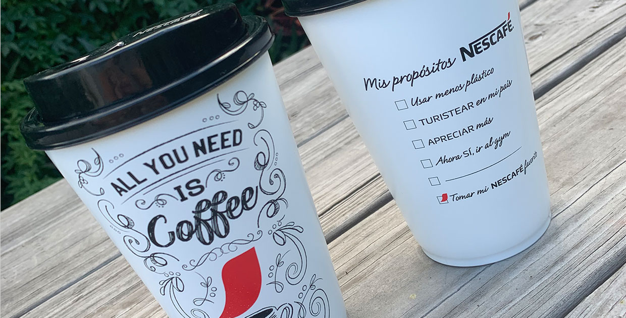 Nescafé lanza termos reutilizables para reducir el uso de plástico