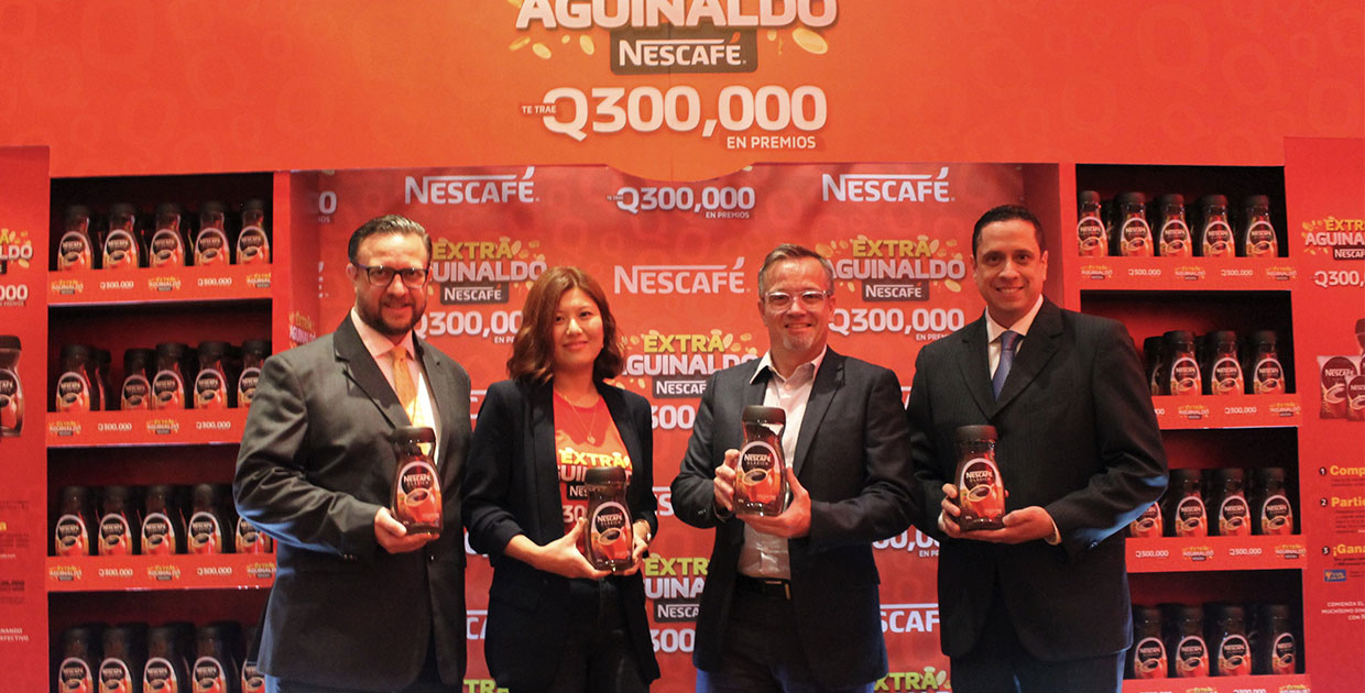 Nescafé sorprende a Guatemala con un extra-aguinaldo