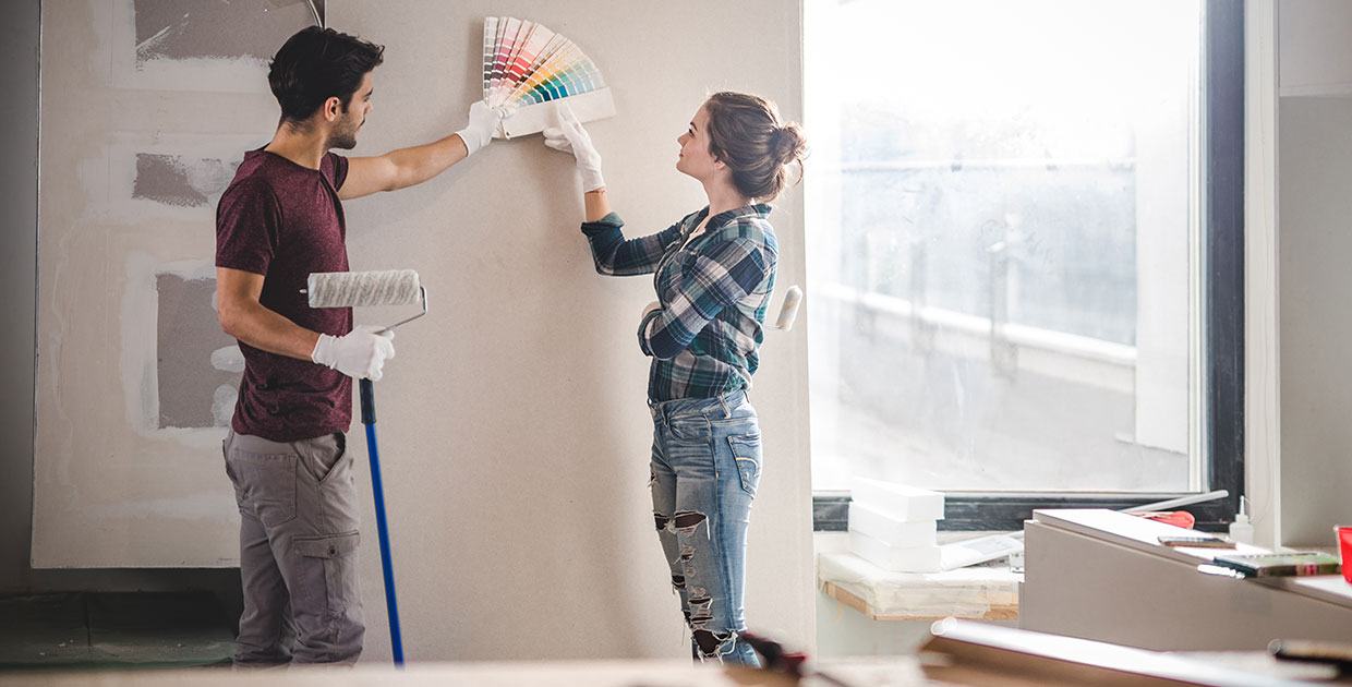 Acabado mate o satinado para decorar su casa