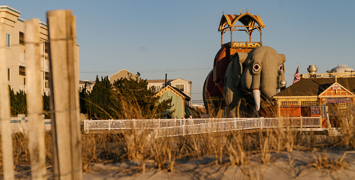 Pase una noche en una casa del tamaño de un elefante en la costa de Nueva Jersey