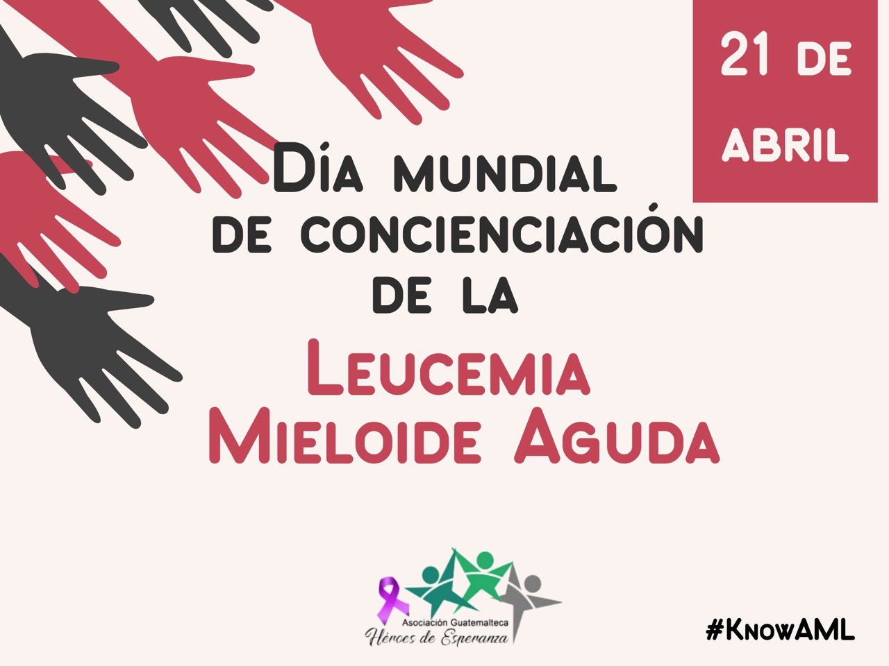 Asociación Guatemalteca Héroes de Esperanza Conmemora el día Mundial de Concientización de la Leucemia mieloide aguda
