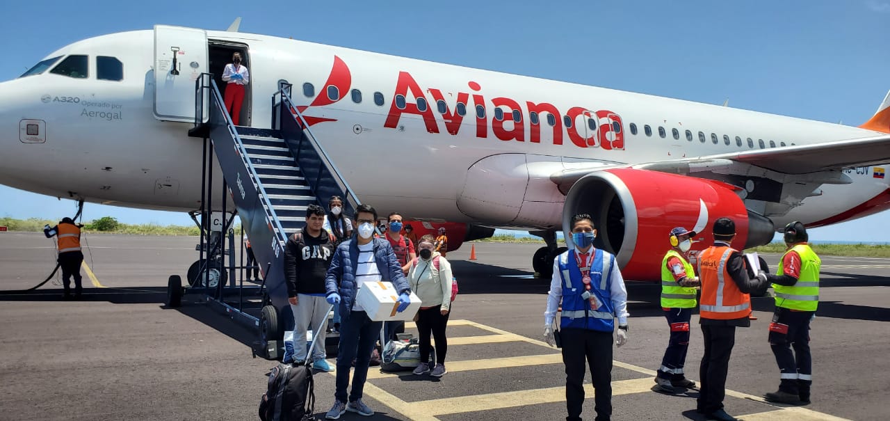 Avianca ha operado medio centenar de vuelos especiales y movilizado a más de 3.370 personas