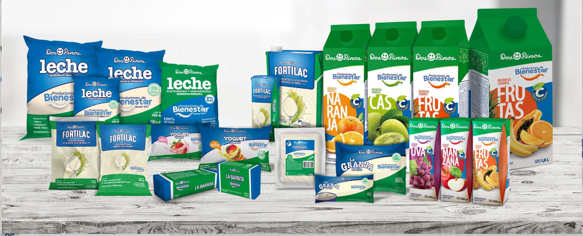 Dos Pinos congela precios de línea productores de bienestar durante tres meses en Costa Rica