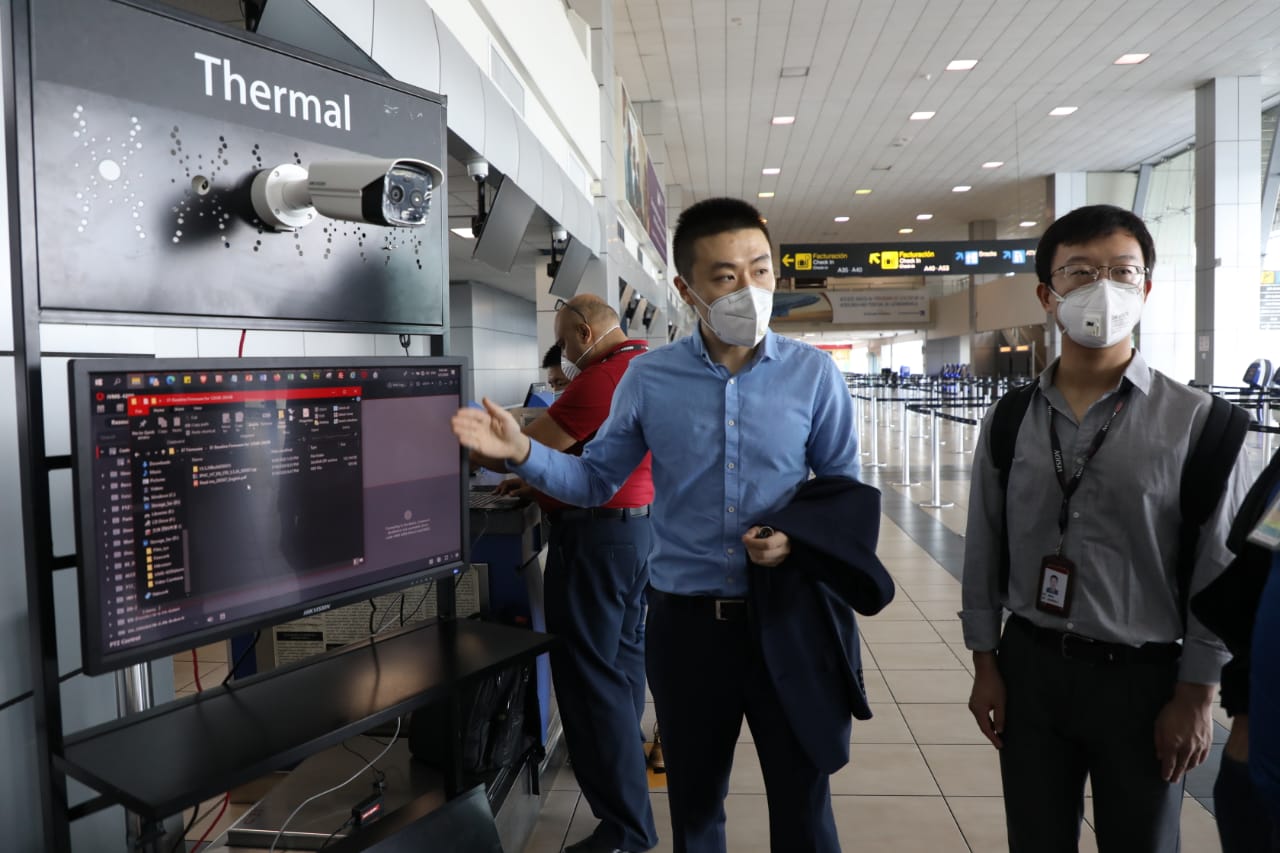 Instalan en el Aeropuerto Internacional de Tocumen cámara térmica para detección de temperatura