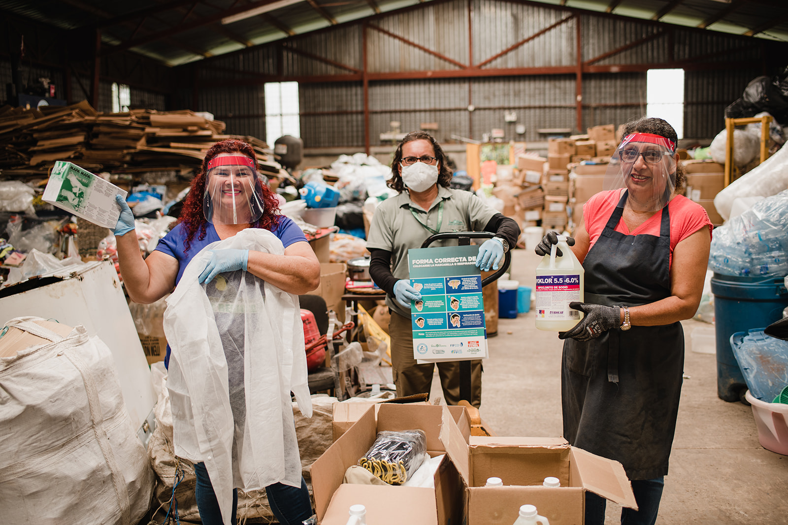 Centros de acopio en Costa Rica recibirán equipo de protección personal ante la emergencia sanitaria por COVID-19