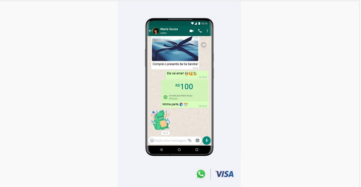 Visa se Asocia con Facebook para Lanzar en Brasil Pagos en WhatsApp