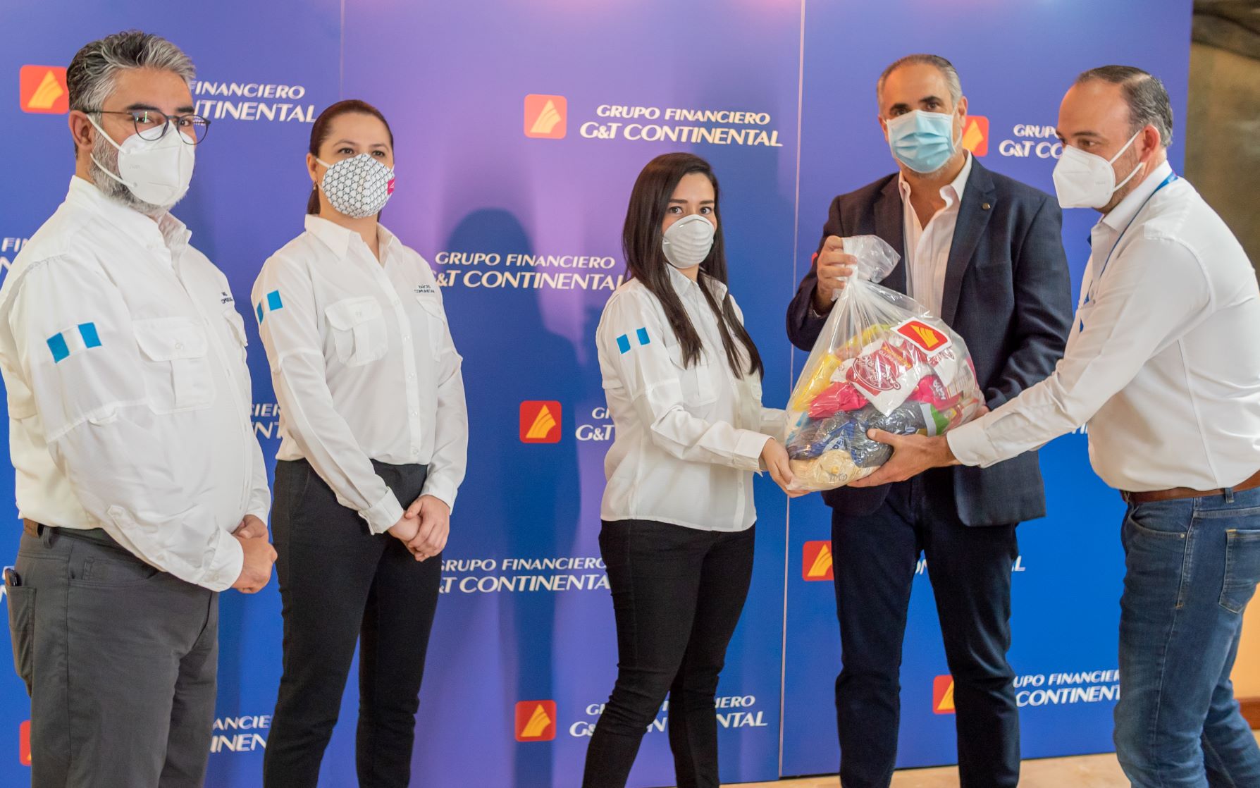 Colaboradores de  G&T Contienental recaudan víveres para 1000 familias afectadas en Guatemala