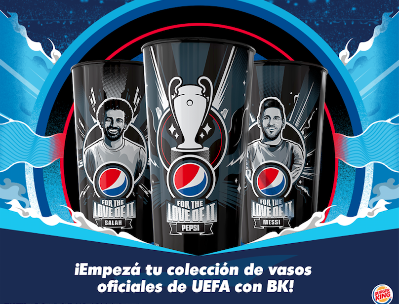 ¡Promoción de BK con los vasos de Pepsi de la UEFA está de vuelta!