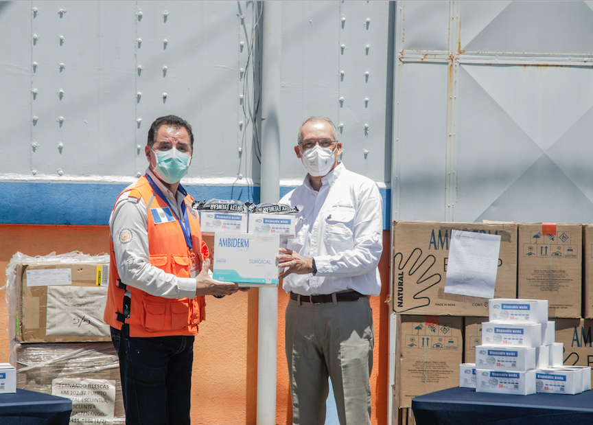 APM Terminals Quetzal y Grupo Maersk donan insumos médicos a Guatemala