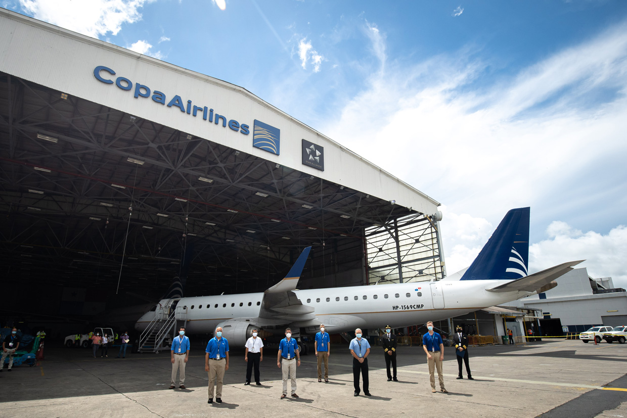 Copa Airlines despide a la primera aeronave de la flota Embraer 190