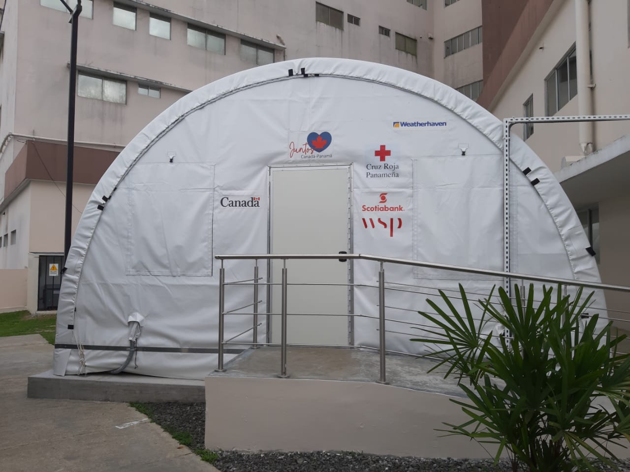 Gobierno de Panamá inaugura Hospital Móvil donado por Scotiabank