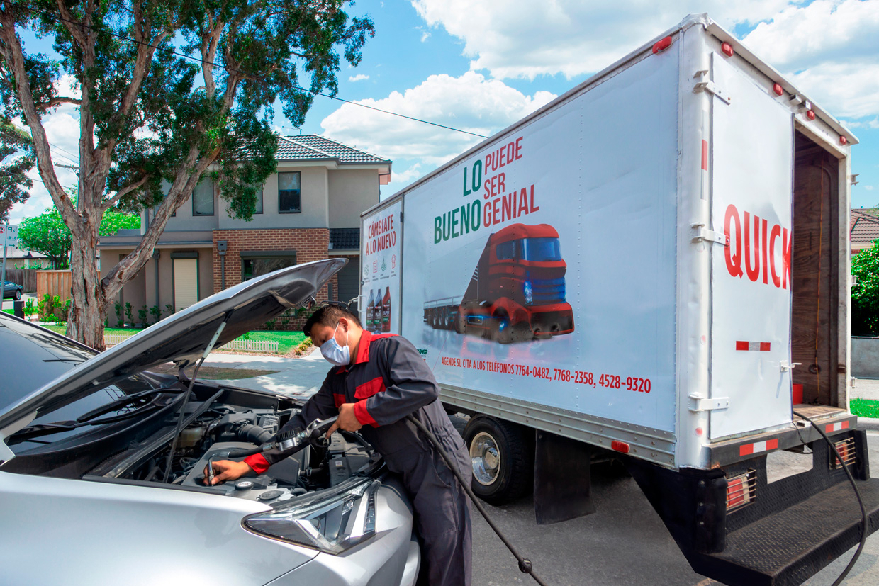 Servicio automotriz en casa con Puma Lubricants y Llanresa