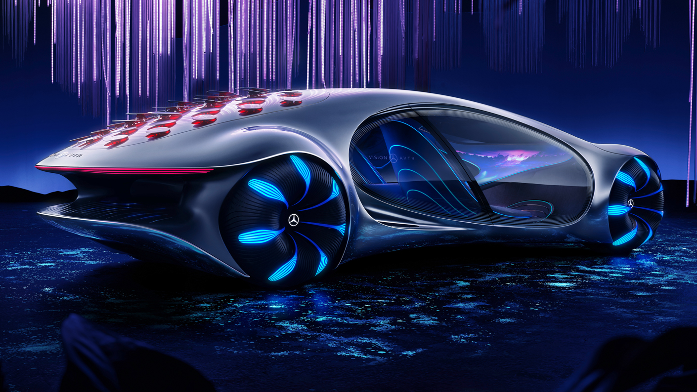 Mercedes-Benz muestra el prototipo del Vision AVTR, sin duda un vehículo futurista