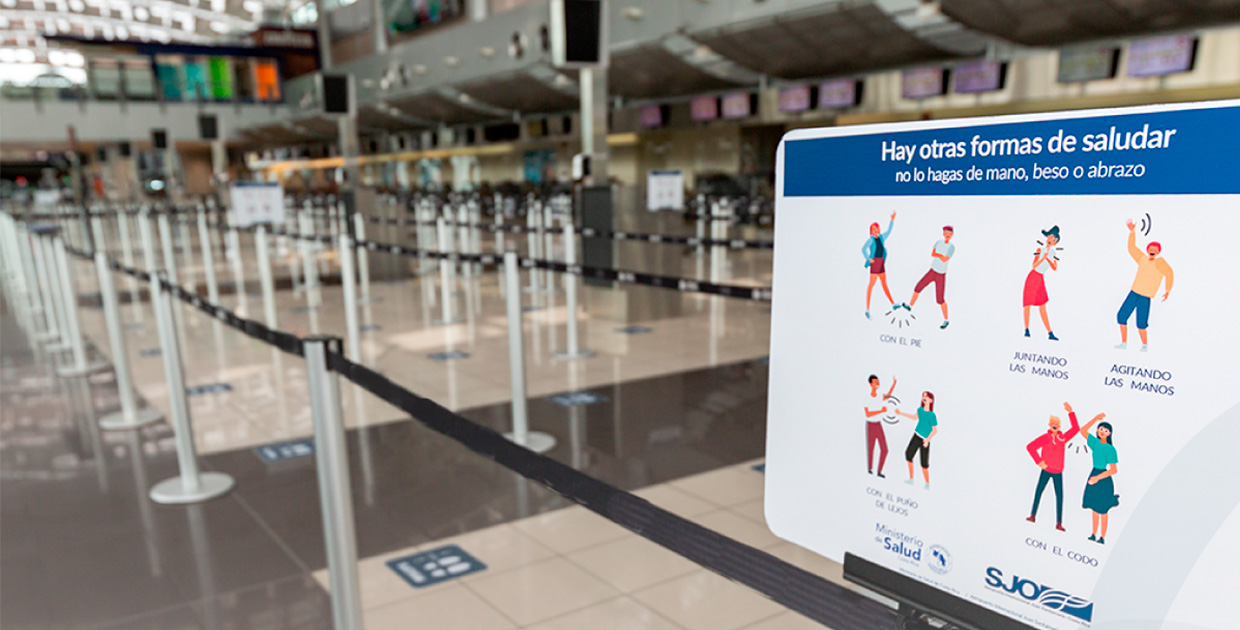 Principal aeropuerto de Costa Rica recibe credencial sanitaria del Consejo Internacional de Aeropuertos