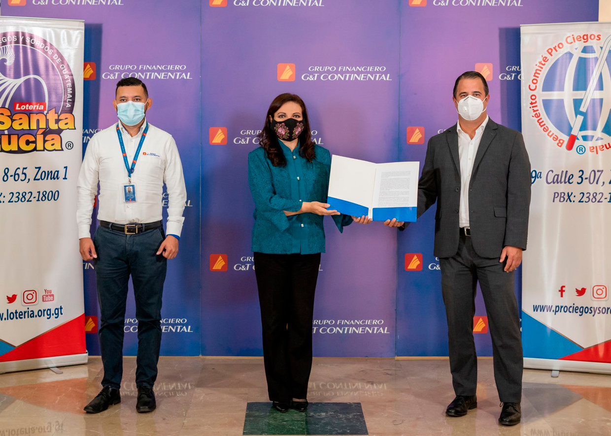 G&T Continental firma convenio con el benemérito Comité  PRO Ciegos y Sordos de Guatemala