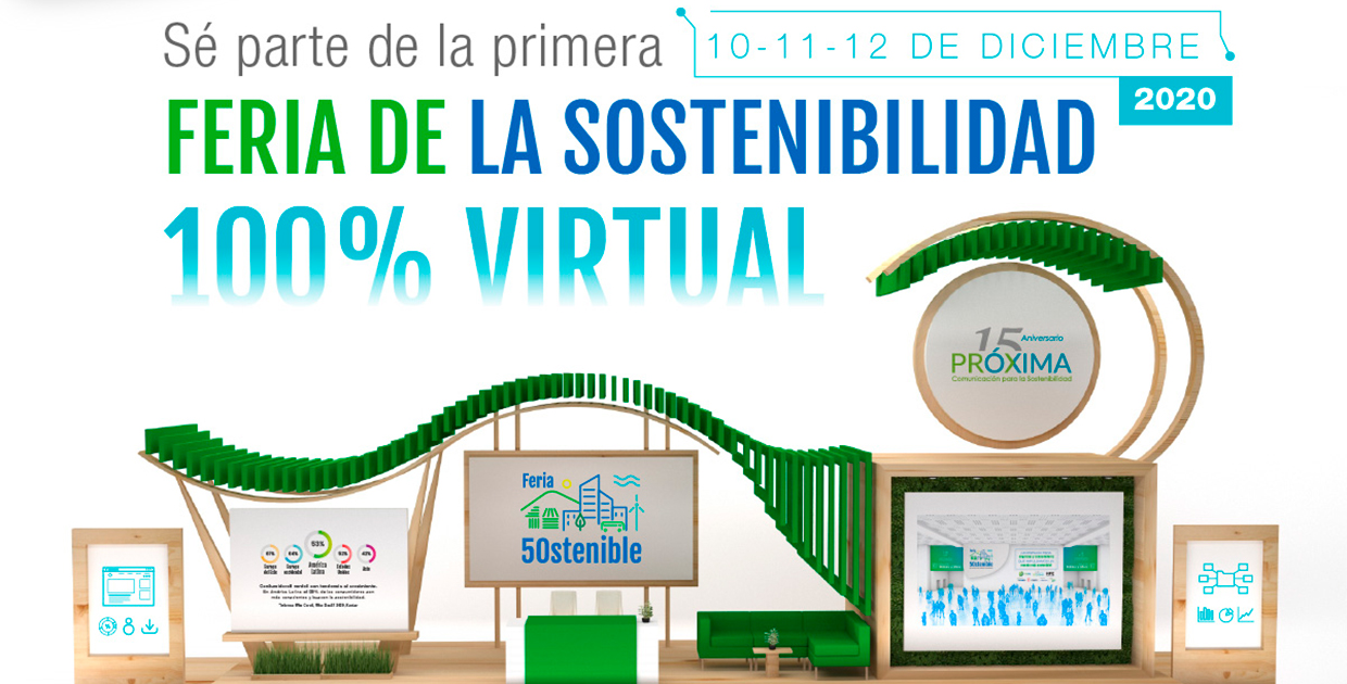 “Feria virtual 50stenible” creará espacio  para hacer negocios