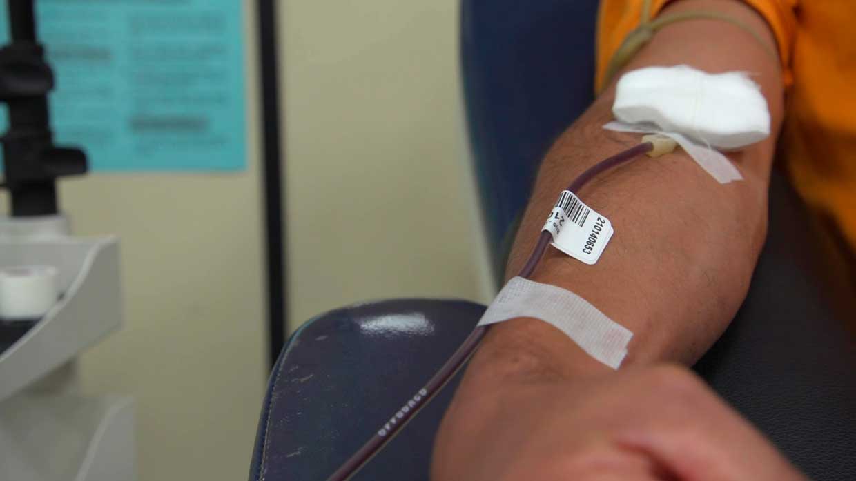 Donar sangre salva la vida de un adolescente con cáncer