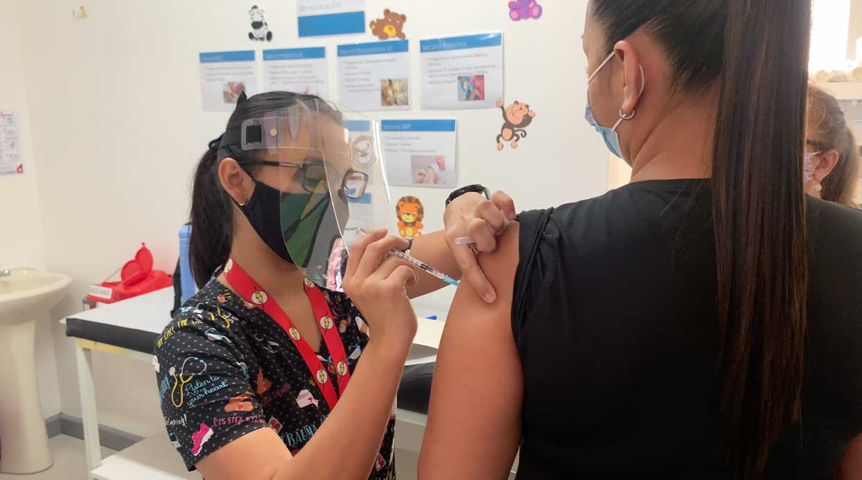 Exitosa vacunación contra el coronavirus