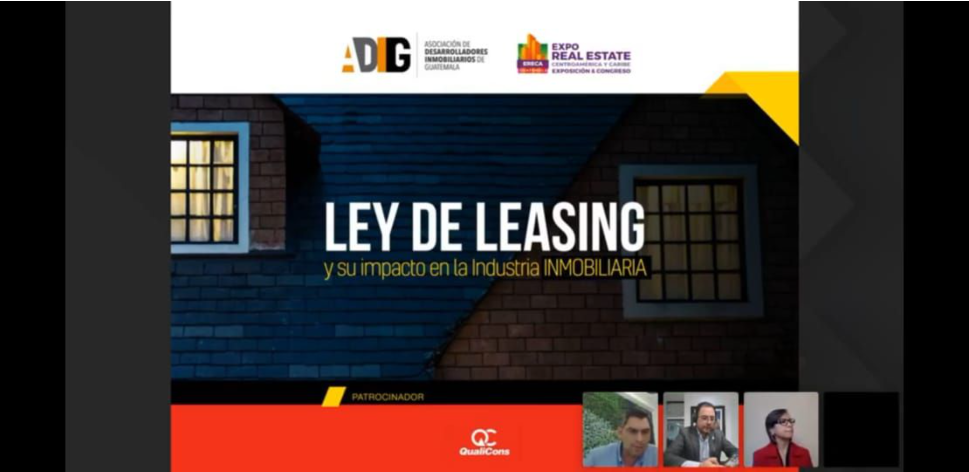ADIG realizó un webinar  acerca de la reciente aprobada Ley de Leasing y su impacto en la industria inmobiliaria en Guatemala