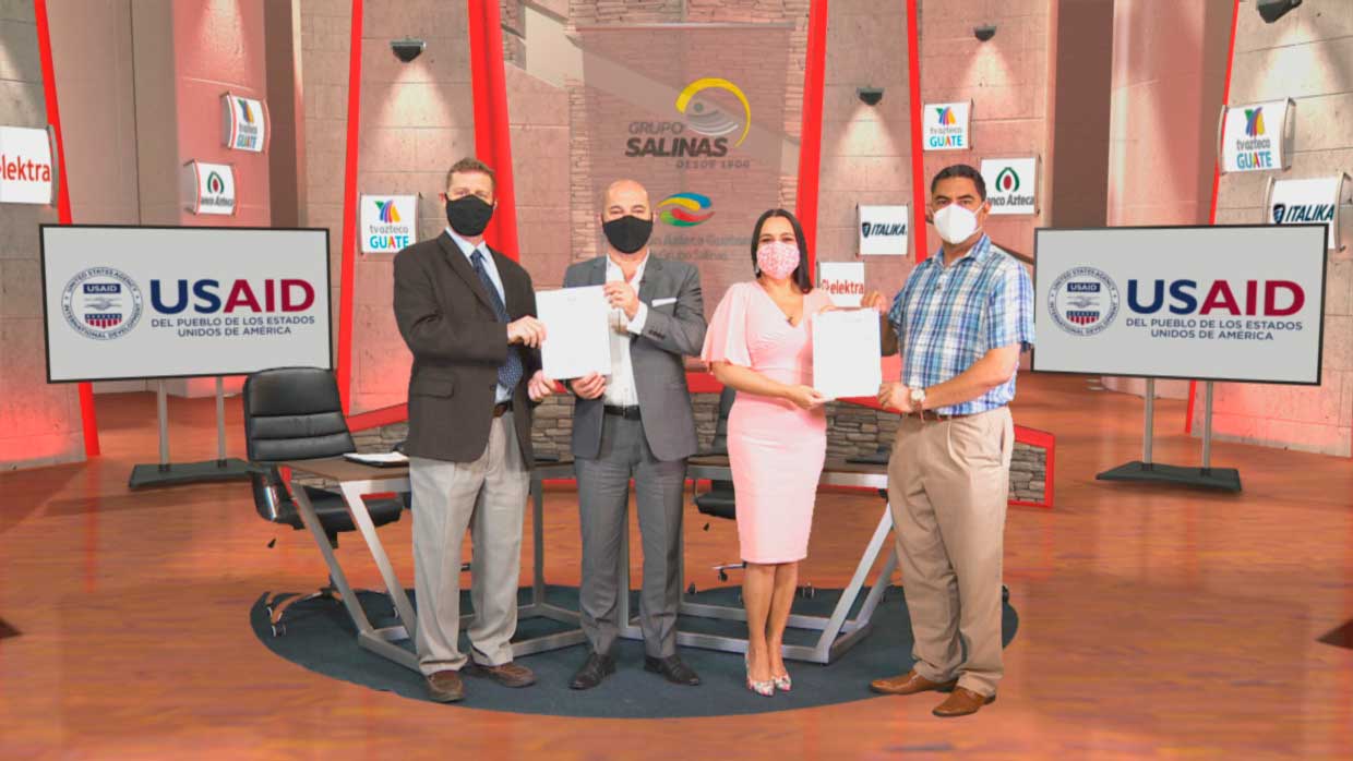 USAID y Fundación Azteca Guatemala suman esfuerzos a favor de los jóvenes guatemaltecos