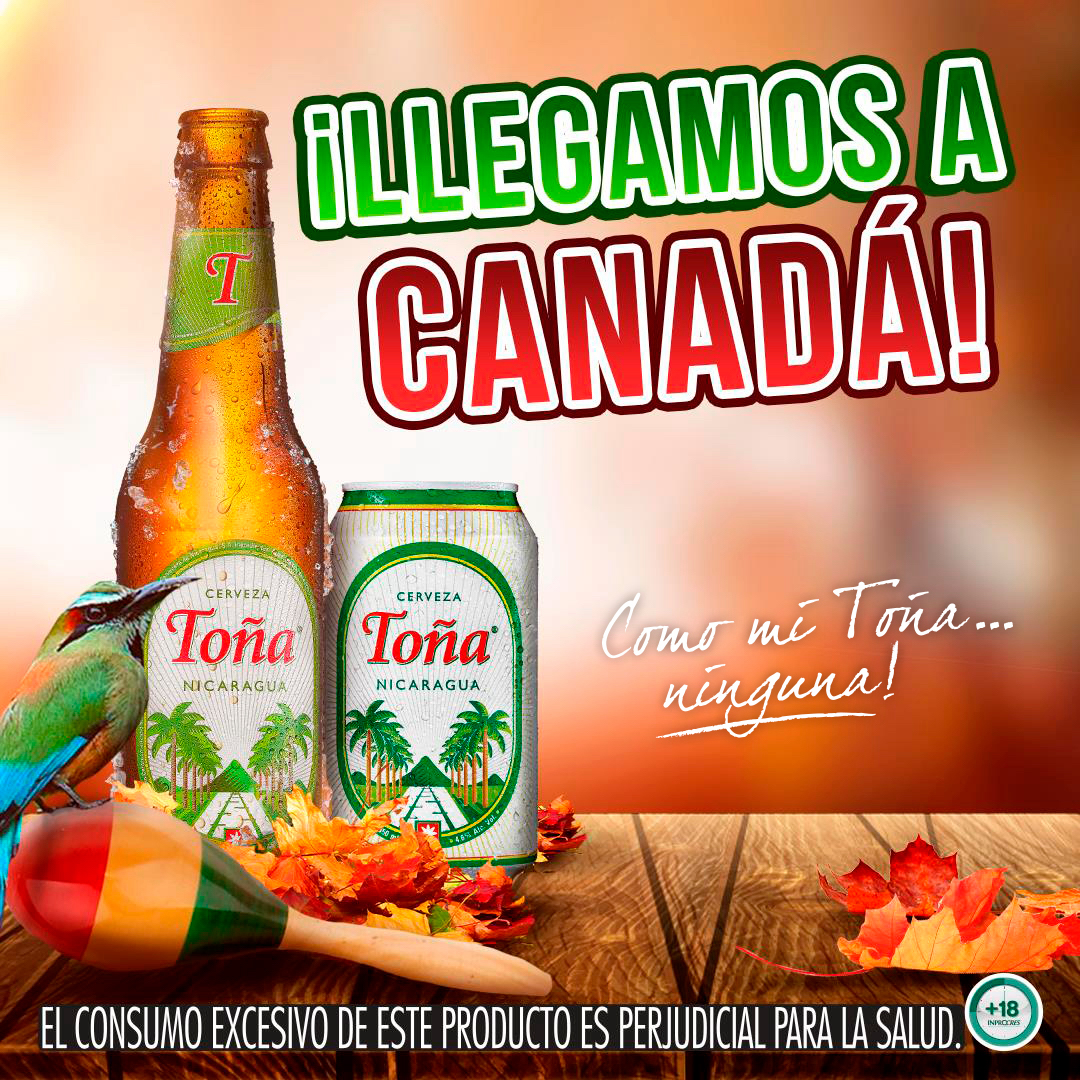 Cerveza Toña cruza fronteras para conquistar Canadá