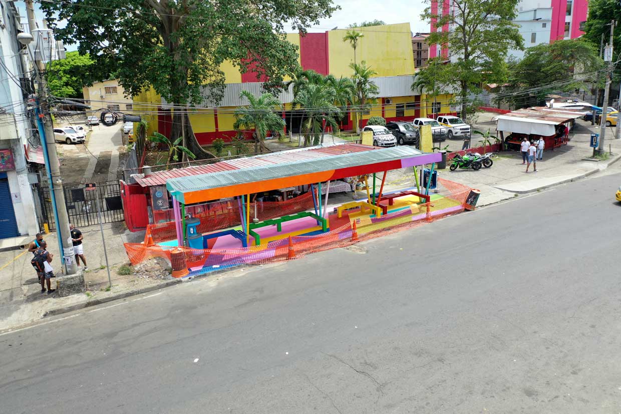 Segunda “Parada Sana” en el Gimansio del Marañón en Santa Ana, Panamá