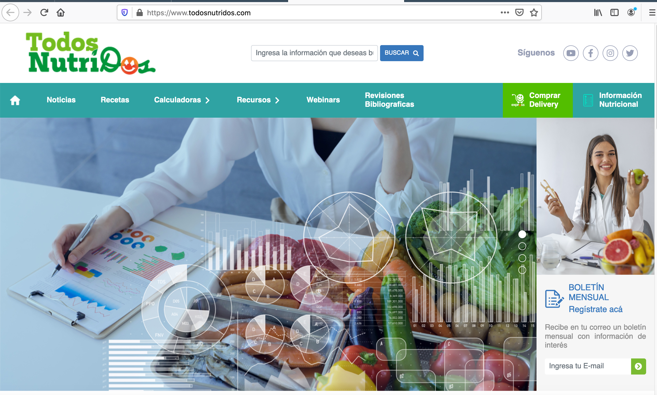 Todos NutriDOS: nueva plataforma que promueve la nutrición