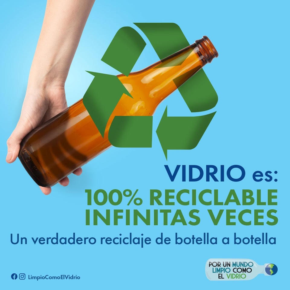 Campaña educativa promueve principales valores del vidrio