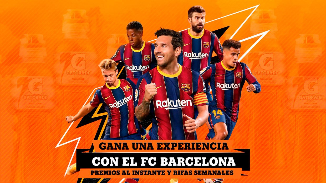 La experiencia Gatorade se queda unos días más para darle una oportunidad extraordinaria con el FC Barcelona
