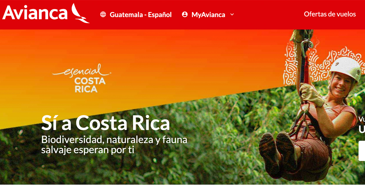 Costa Rica y AVIANCA suman alianza  comercial en el marco de la campaña del  Bicentenario de Centroamérica