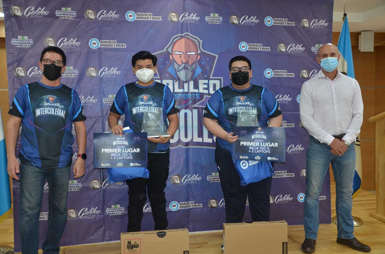 Premian a ganadores del I Torneo Intercolegial de Deportes Electrónicos -Galileo Esports-
