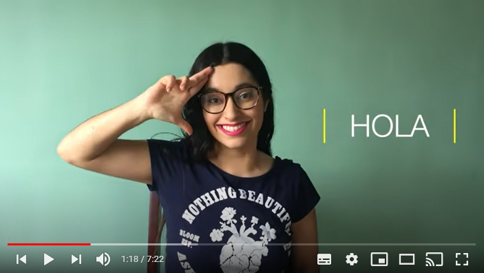 Un mundo más accesible a través de la  Lengua de Señas en YouTube