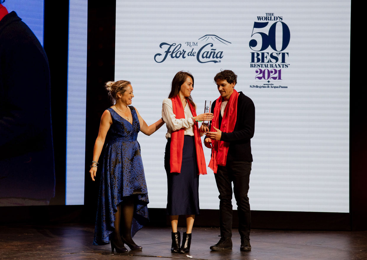 Restaurante chileno recibe el “Premio Flor de Caña al Restaurante Más Sostenible del Mundo”