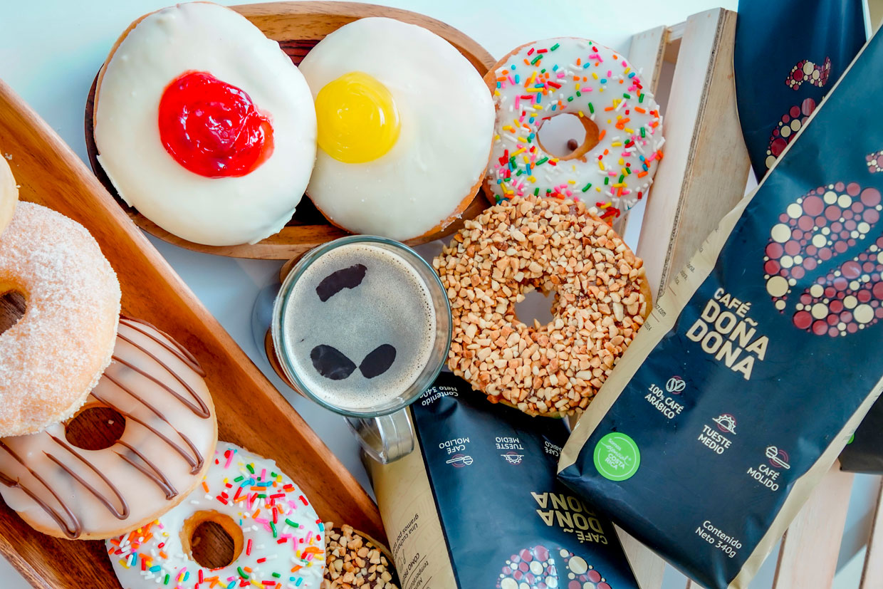 Doña Dona amplía su línea de negocio con marca propia de café