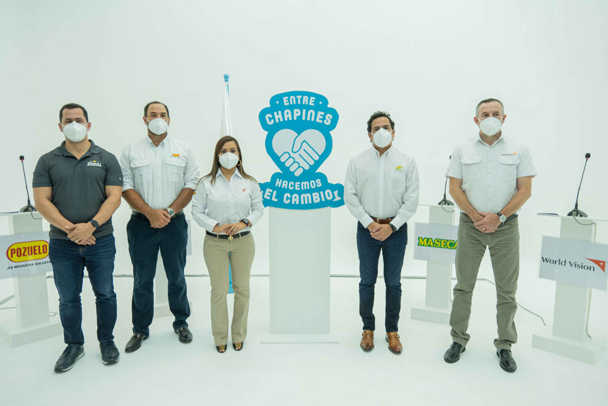 Marcas se unen para lanzar iniciativa social en Guatemala: “Entre chapines hacemos el cambio”