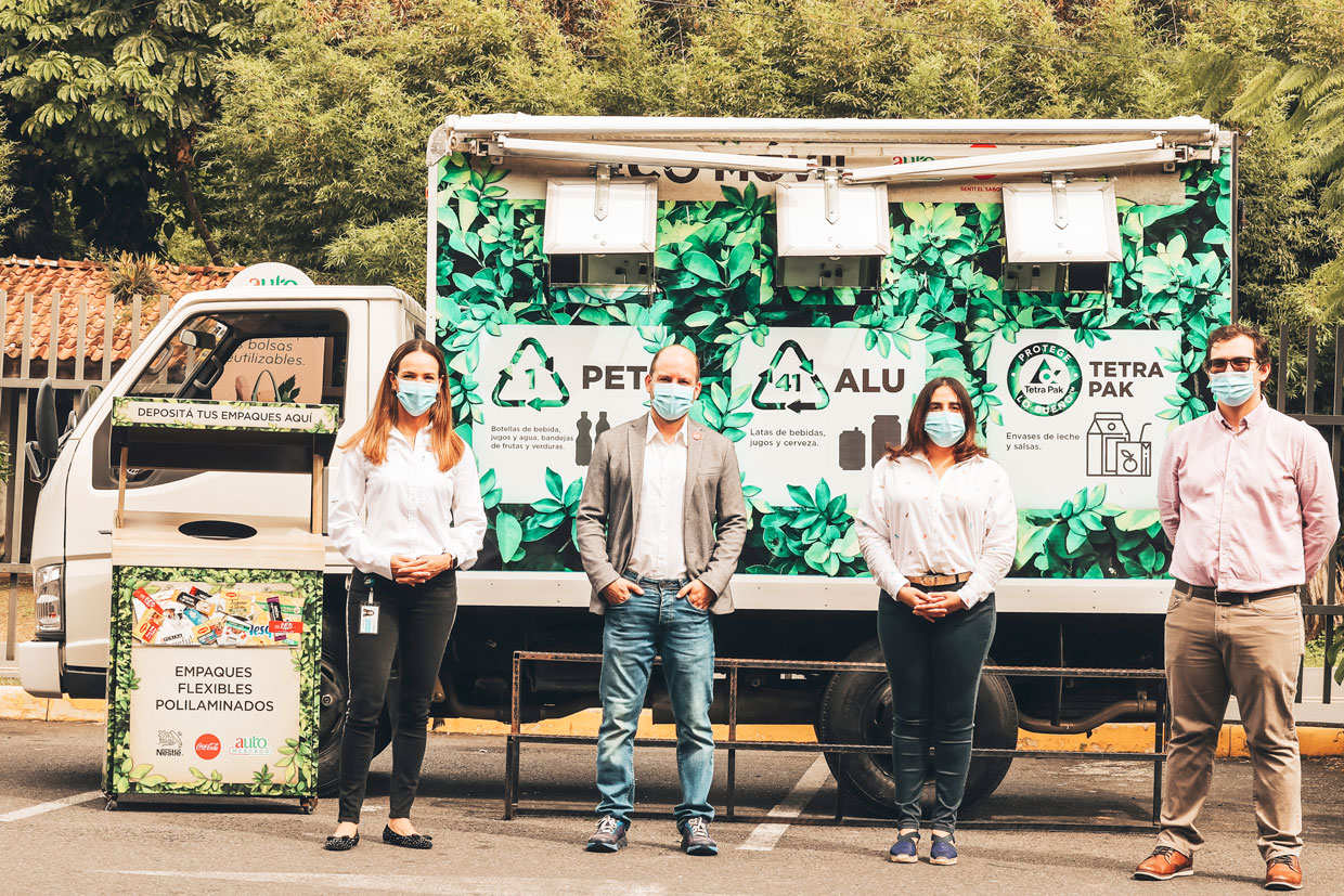 Costarricenses tendrán más opciones para reciclar sus empaques plásticos de alimentos posconsumo