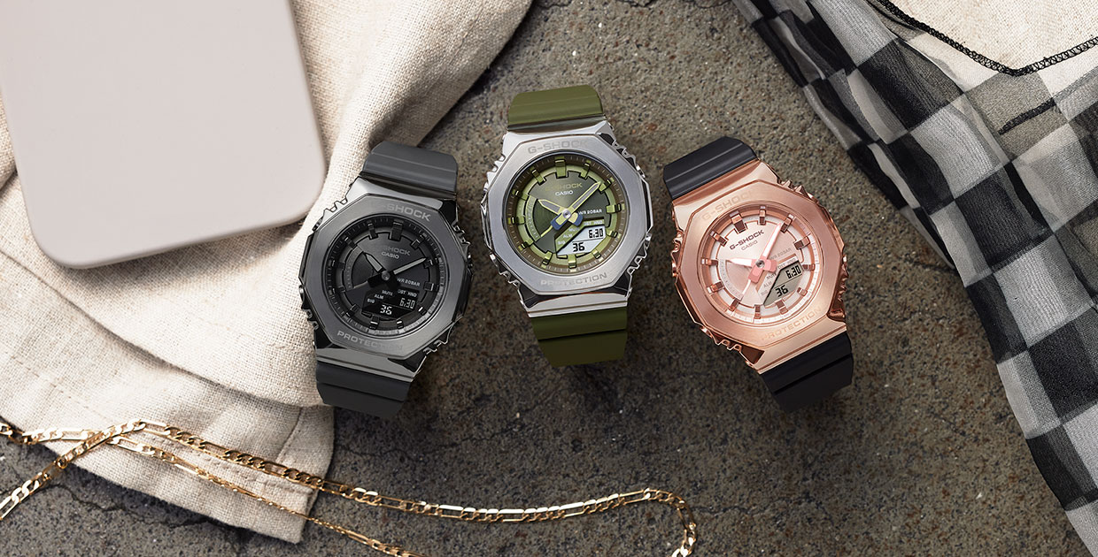 Refuerce su estilo con la nueva familia de relojes indestructibles de G-SHOCK