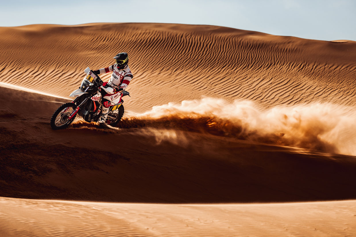 Equipo Rally de Hero MotoSports empieza su segunda semana del Dakar 2022 con buen resultado