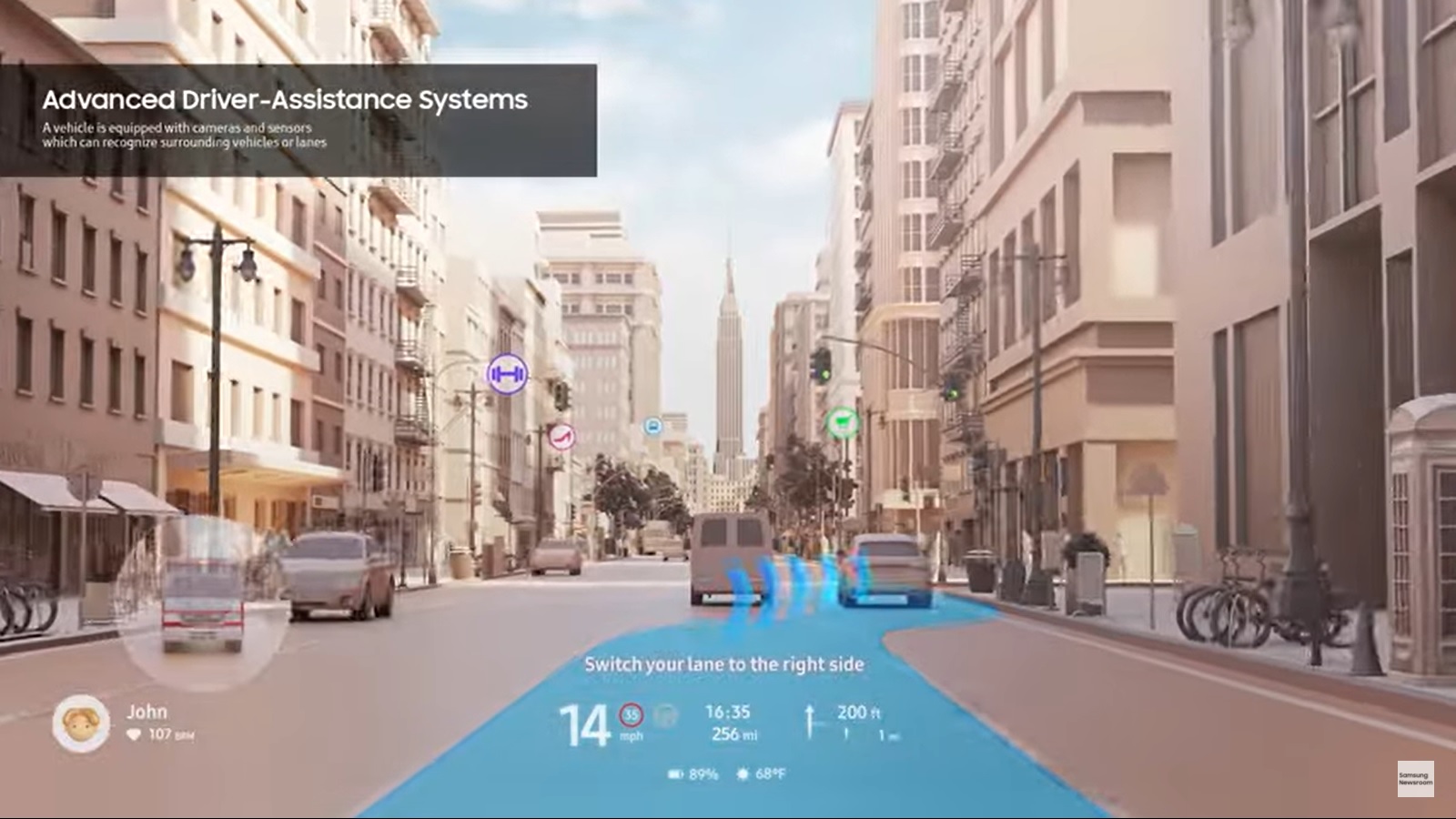 Samsung presenta el futuro de las experiencias en vehículos