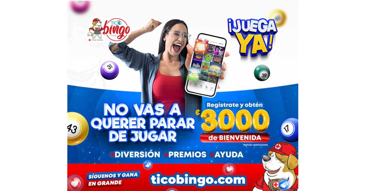 Grupo Tenlot inicia operaciones en Costa Rica con el regreso del Tico Bingo de la Cruz Roja