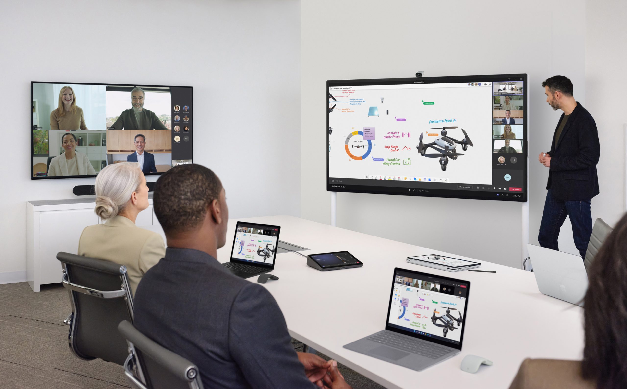 Microsoft anuncia nueva investigación y tecnología para hacer que el trabajo híbrido funcione