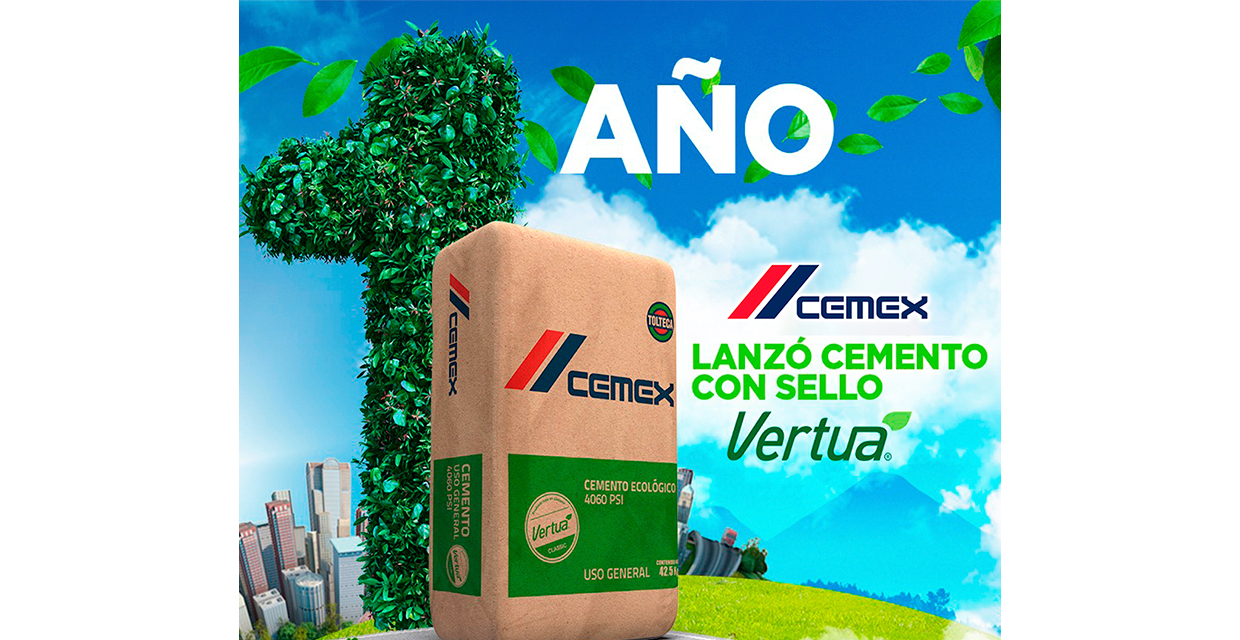 Cemex celebra un año de ofrecer al mercado cemento de emisiones reducidas de CO2 con Sello Vertua