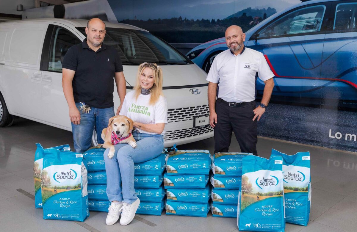 Hyundai Costa Rica dona 600 libras de alimento a Fuerza Animalia para celebrar el Día del Perro
