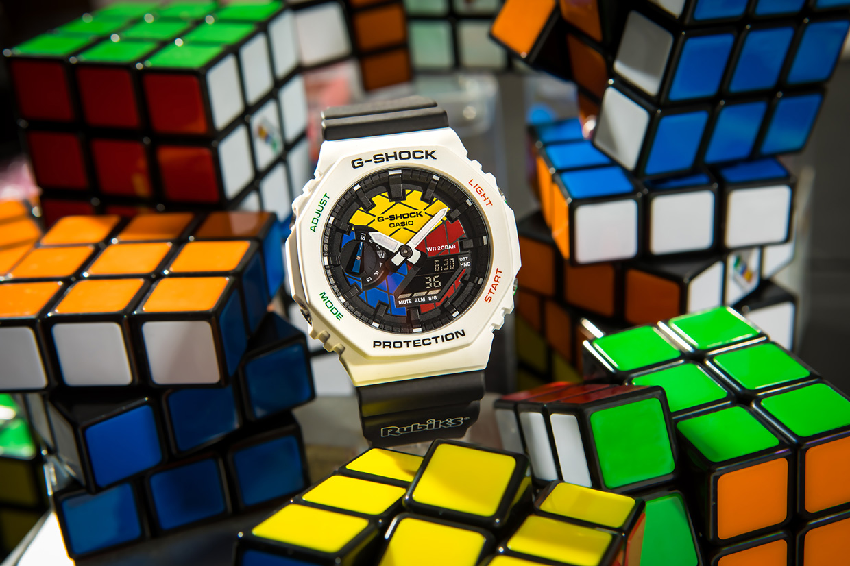 G-SHOCK y Rubik’s Cube se asocian para lanzar el GAE-2100RC-1A colaborativo