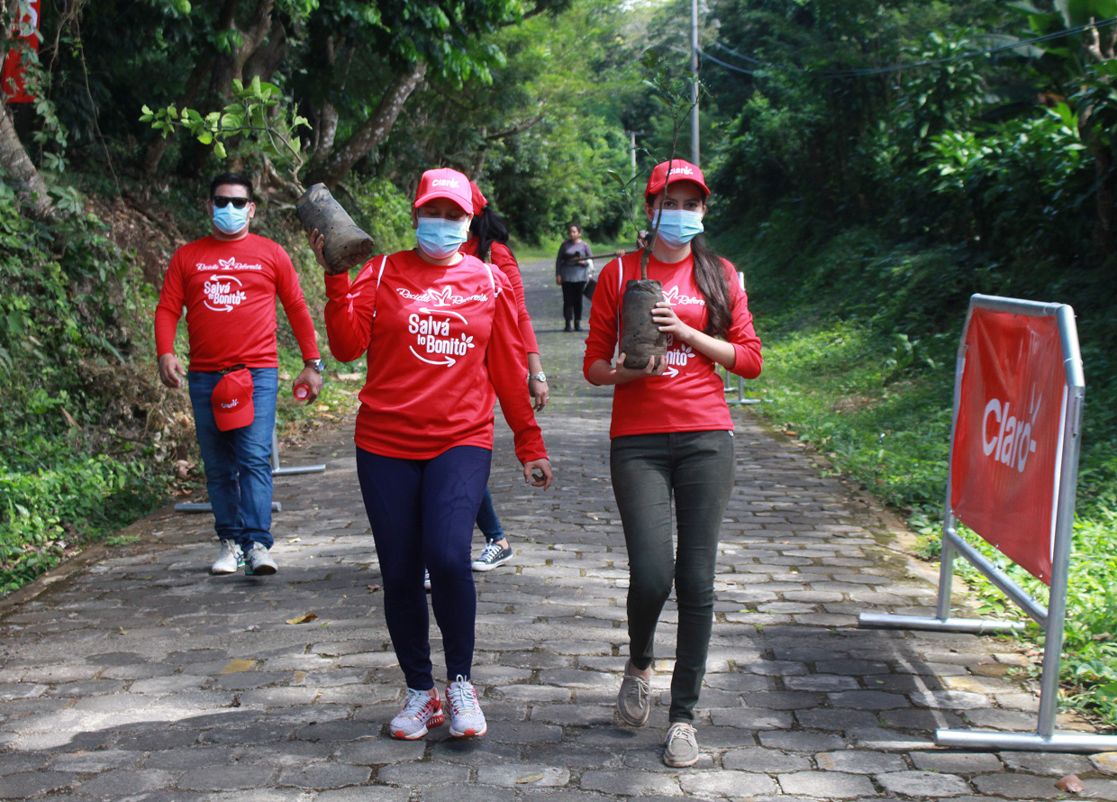 Claro Nicaragua promueve acciones para proteger el ambiente