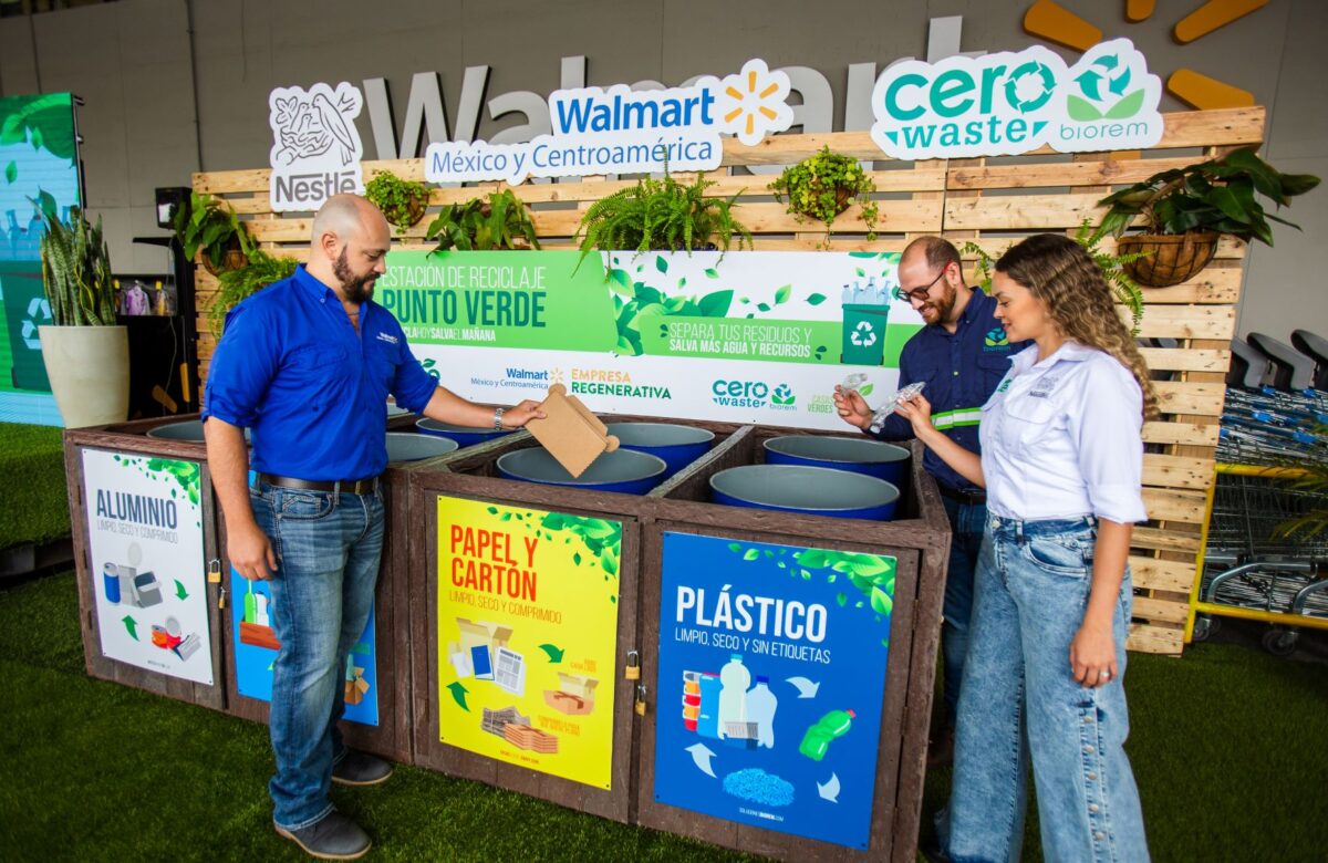 Nestlé, Walmart y Biorem se unen para crear la estación de Reciclaje Punto Verde