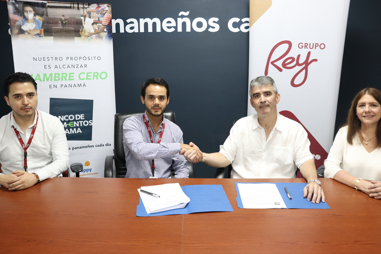 Grupo Rey y el Banco de Alimentos inician acuerdo colaborativo para solventar a grupos vulnerables en Panamá