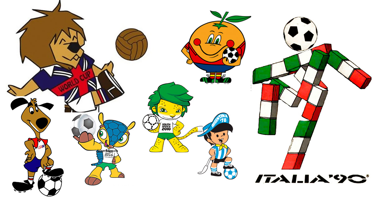 Las mascotas de los mundiales siempre dejan huella