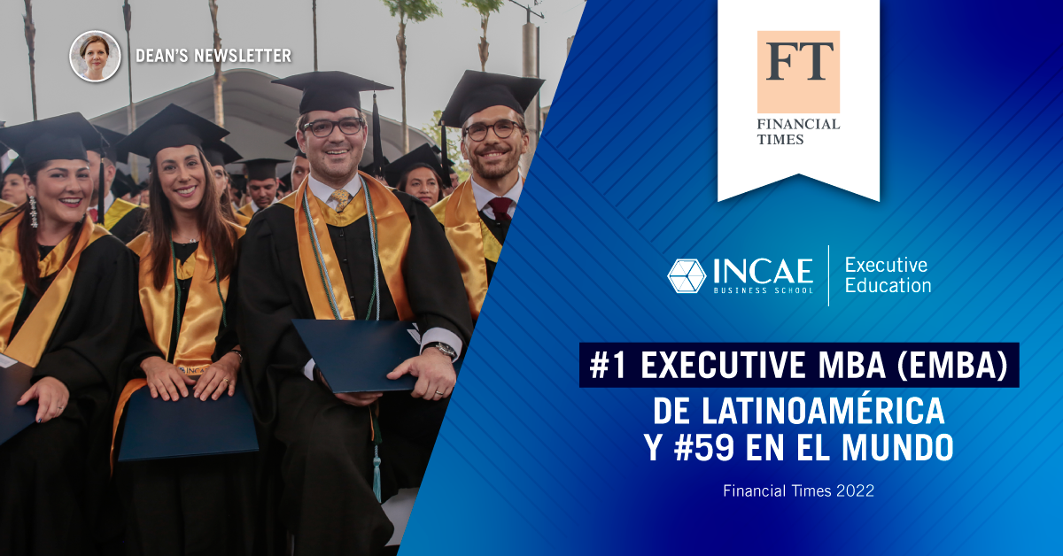 Número 1 Executive MBA (EMBA) de Latinoamérica y número 59 en el mundo