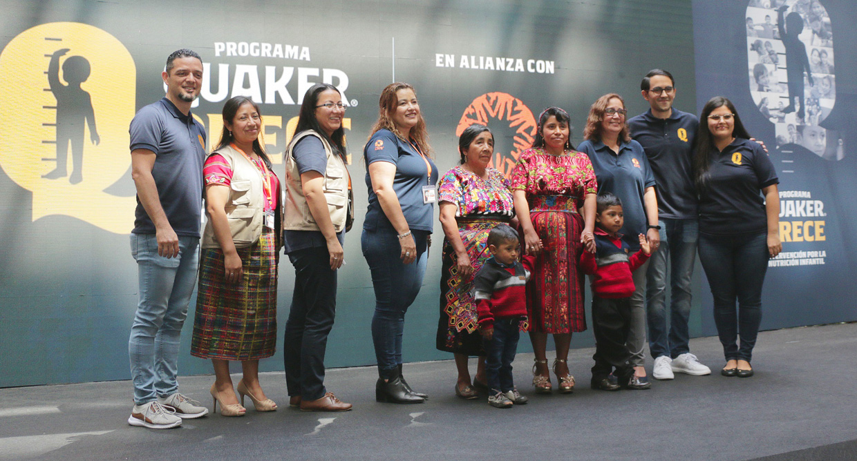 Programa Quaker Qrece presenta resultados positivos en su primer año en Guatemala